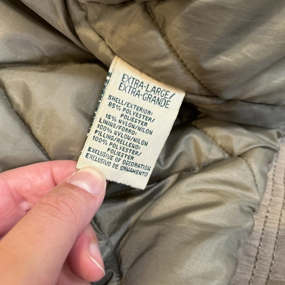 Vintage Northwest Territory Men's Field Jacket Khaki Zip and Snap Down Size XL